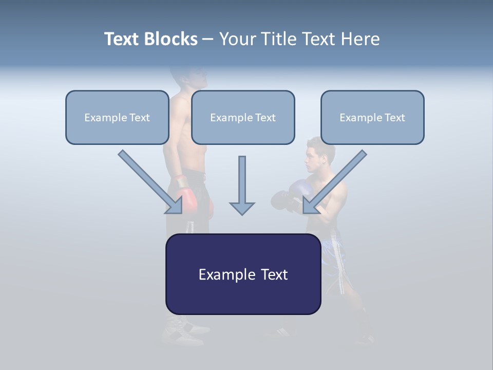 Man Goliath Competition PowerPoint Template