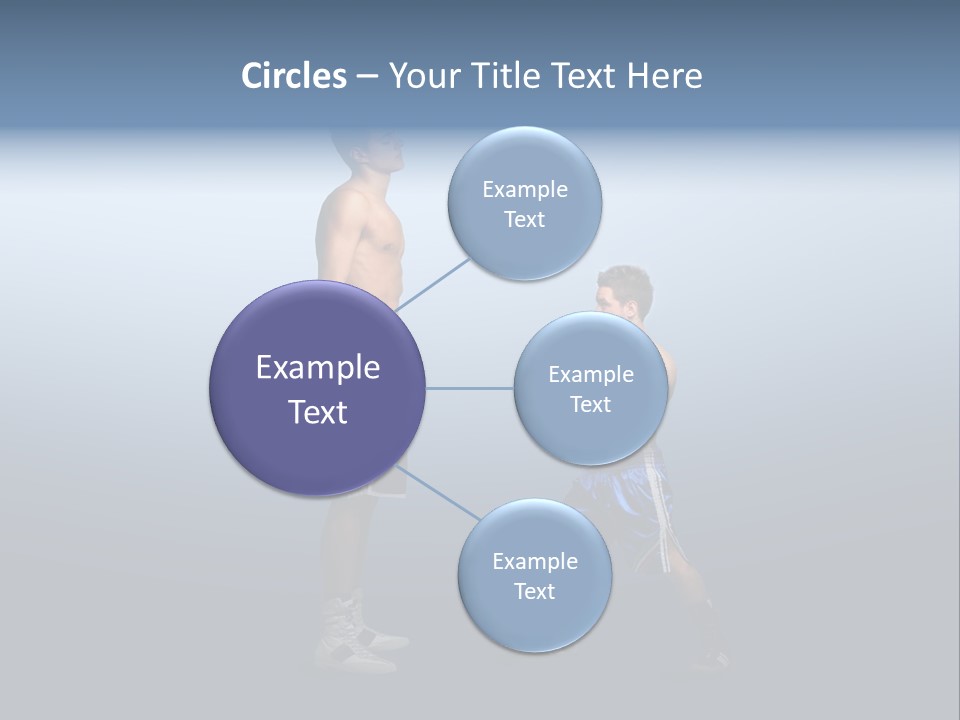 Man Goliath Competition PowerPoint Template