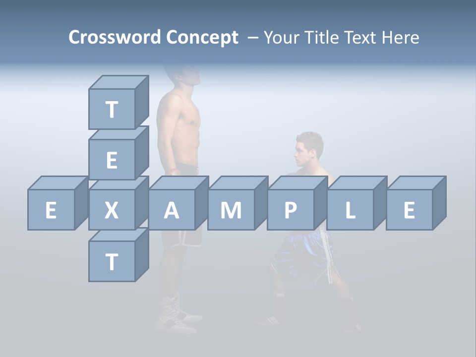 Man Goliath Competition PowerPoint Template