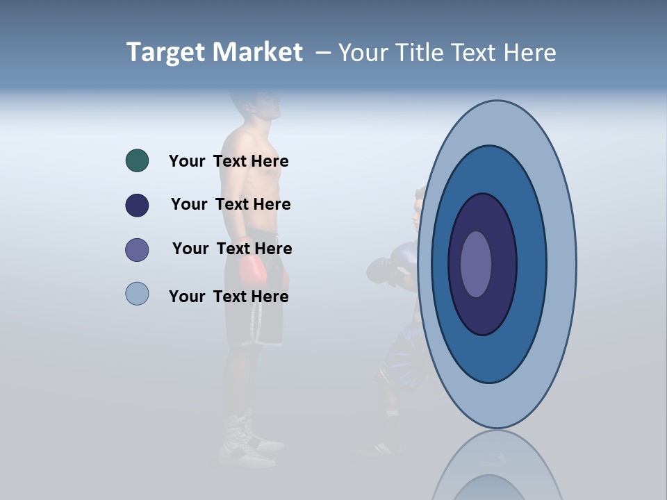 Man Goliath Competition PowerPoint Template