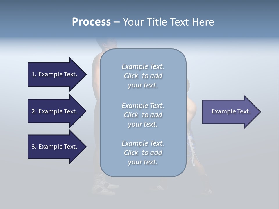 Man Goliath Competition PowerPoint Template