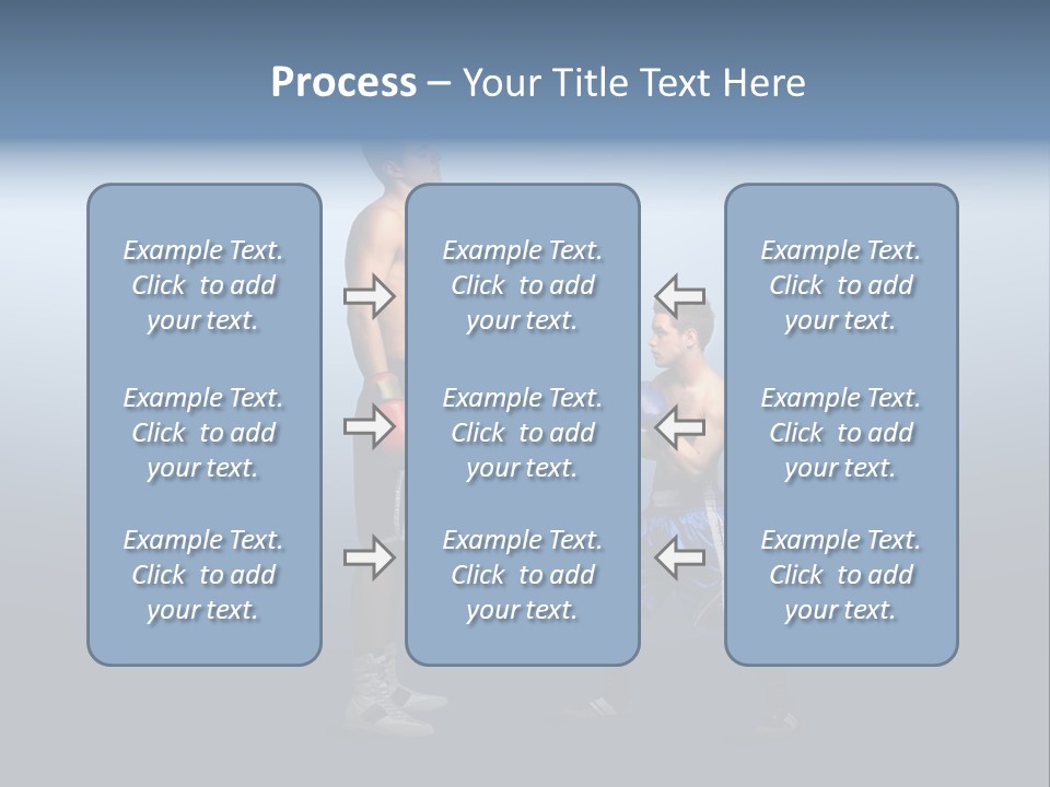 Man Goliath Competition PowerPoint Template