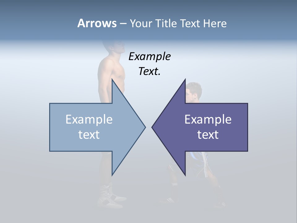 Man Goliath Competition PowerPoint Template