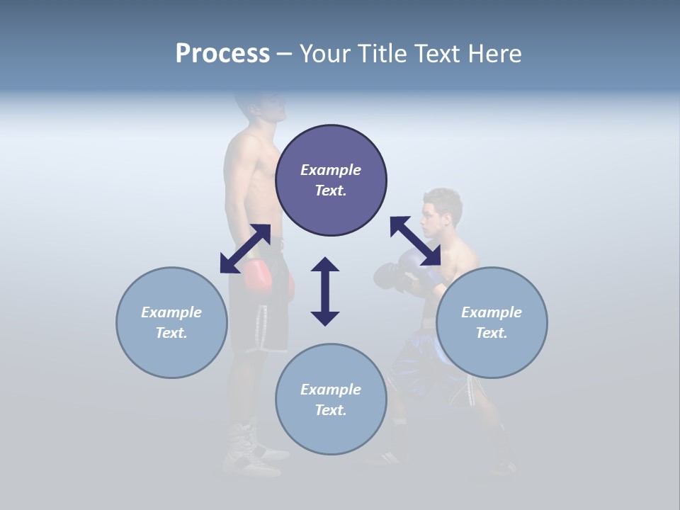 Man Goliath Competition PowerPoint Template