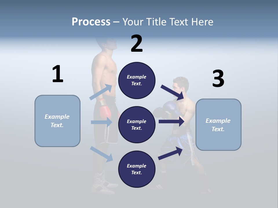 Man Goliath Competition PowerPoint Template