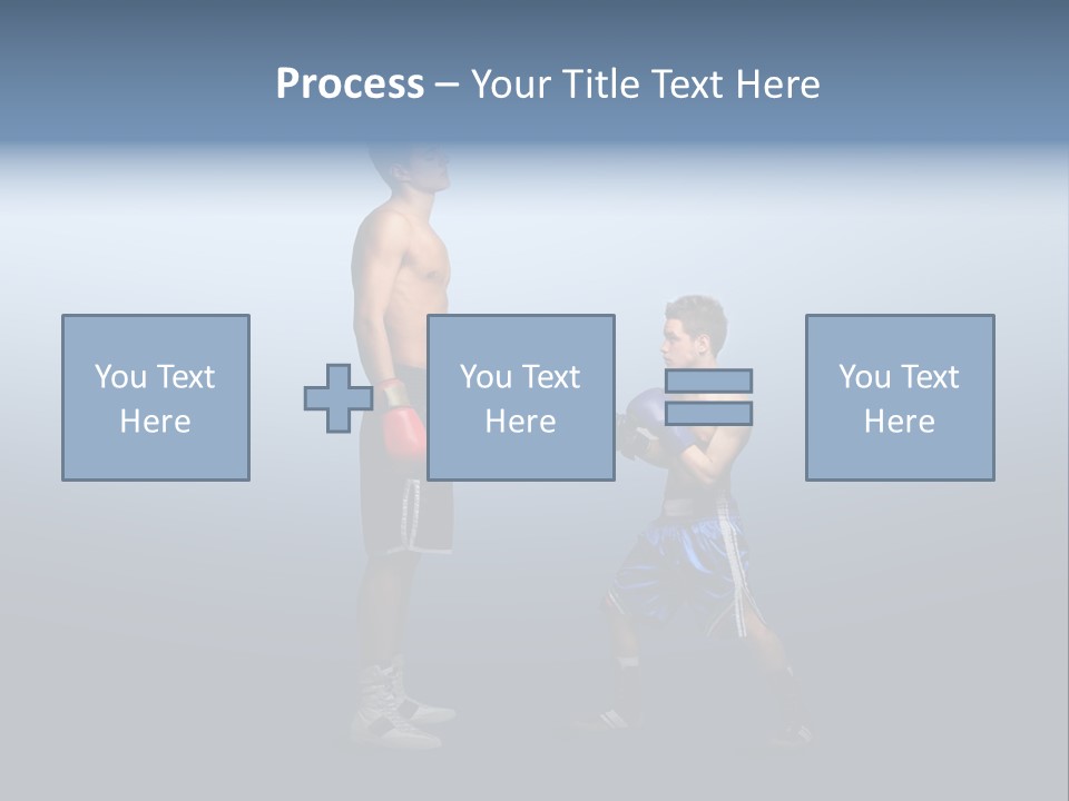 Man Goliath Competition PowerPoint Template