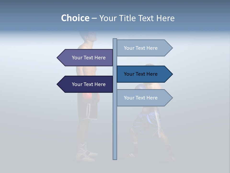 Man Goliath Competition PowerPoint Template