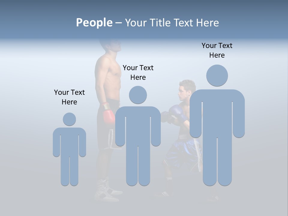 Man Goliath Competition PowerPoint Template