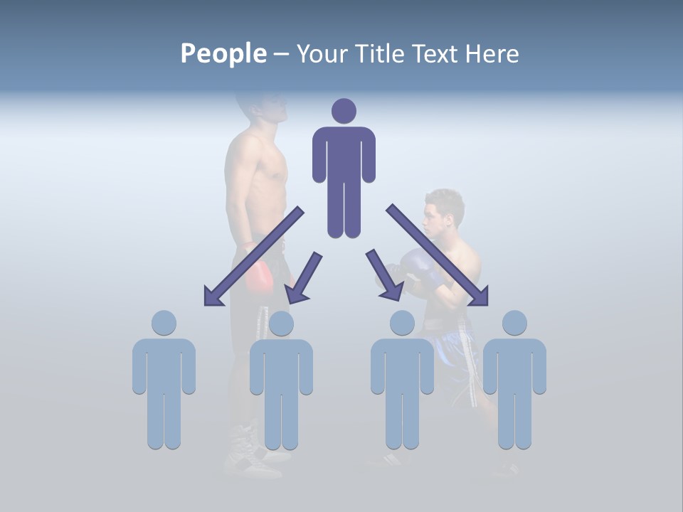 Man Goliath Competition PowerPoint Template