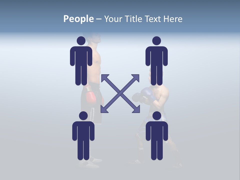 Man Goliath Competition PowerPoint Template