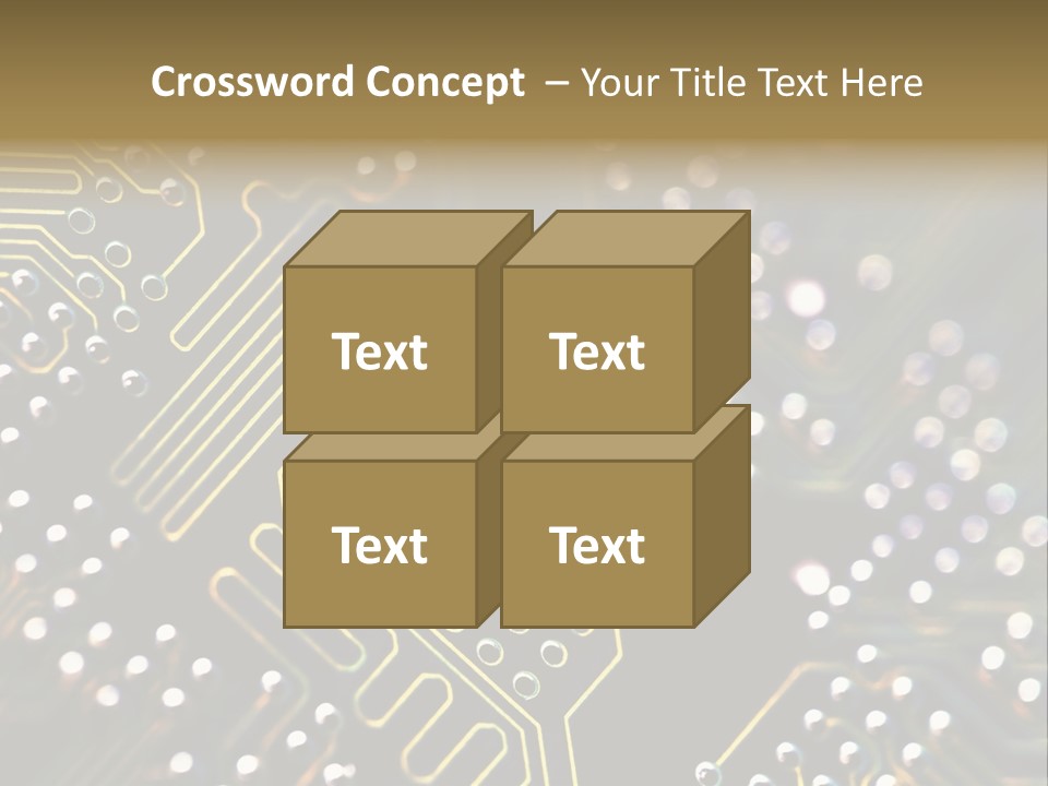 Resistors Blue Hardware PowerPoint Template