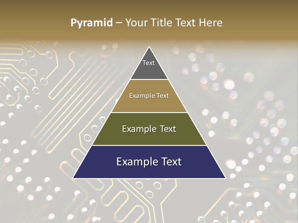 Resistors Blue Hardware PowerPoint Template