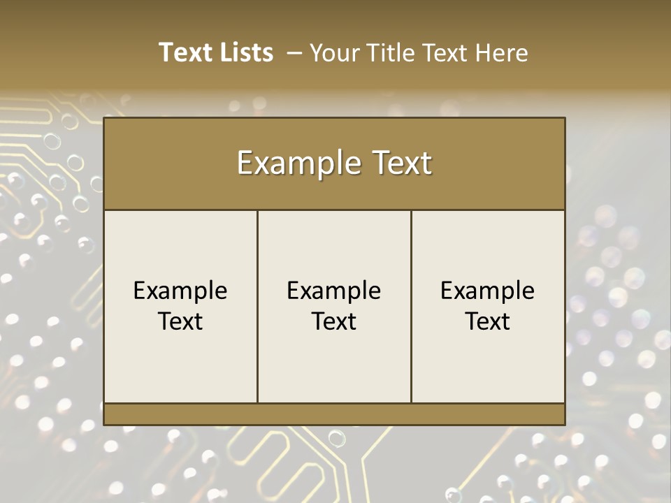 Resistors Blue Hardware PowerPoint Template
