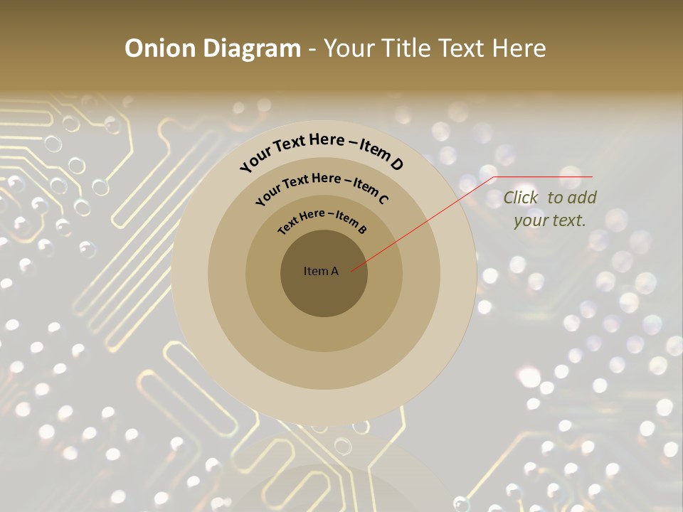 Resistors Blue Hardware PowerPoint Template