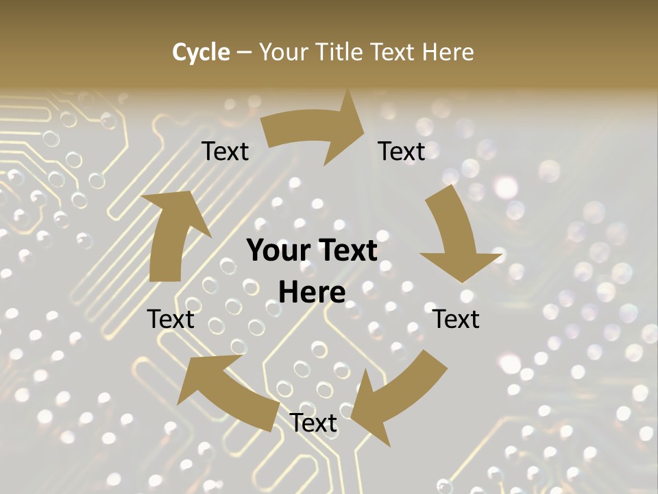 Resistors Blue Hardware PowerPoint Template