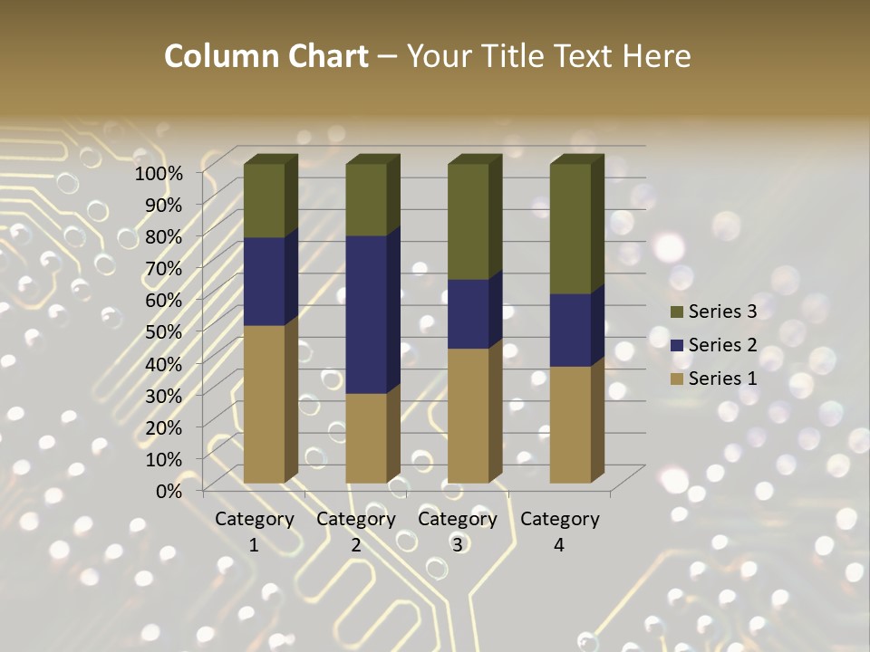 Resistors Blue Hardware PowerPoint Template