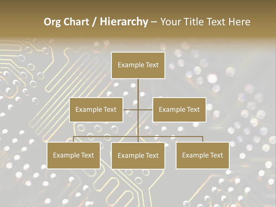 Resistors Blue Hardware PowerPoint Template
