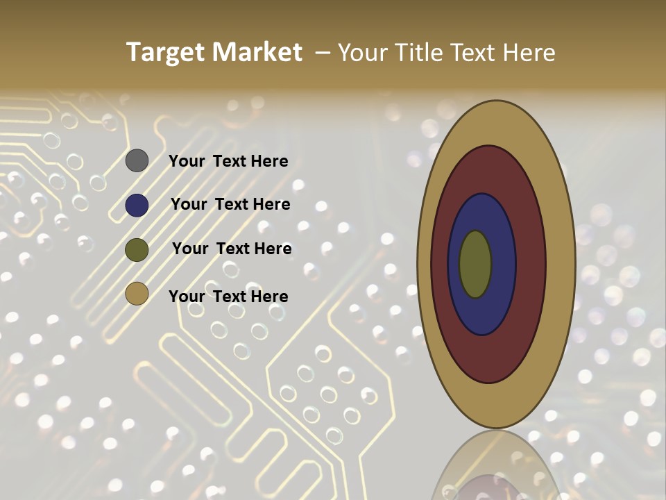 Resistors Blue Hardware PowerPoint Template