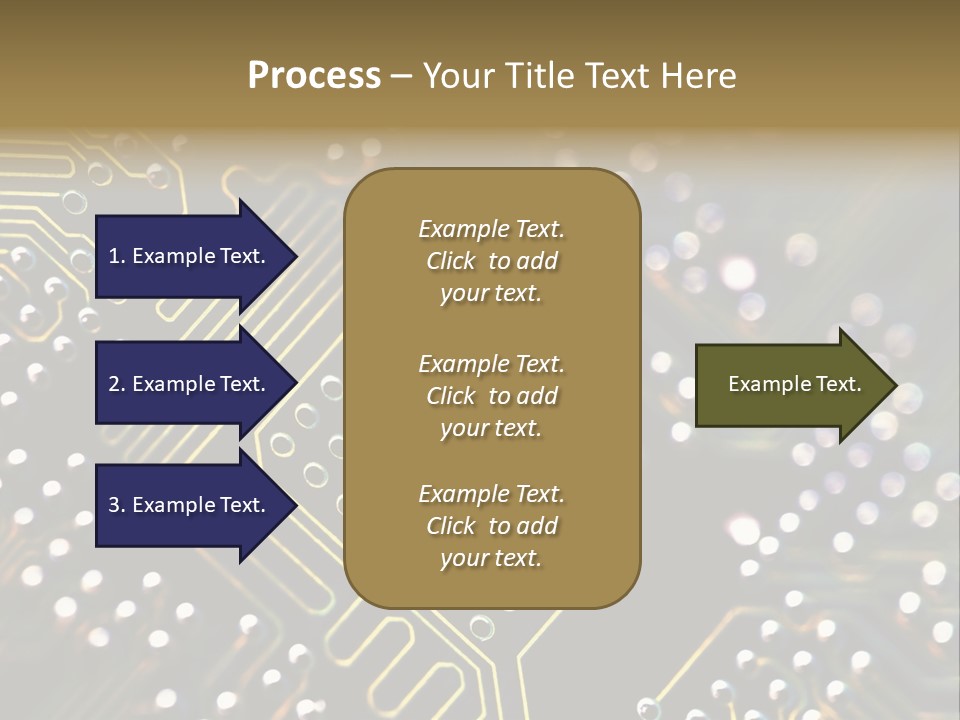 Resistors Blue Hardware PowerPoint Template