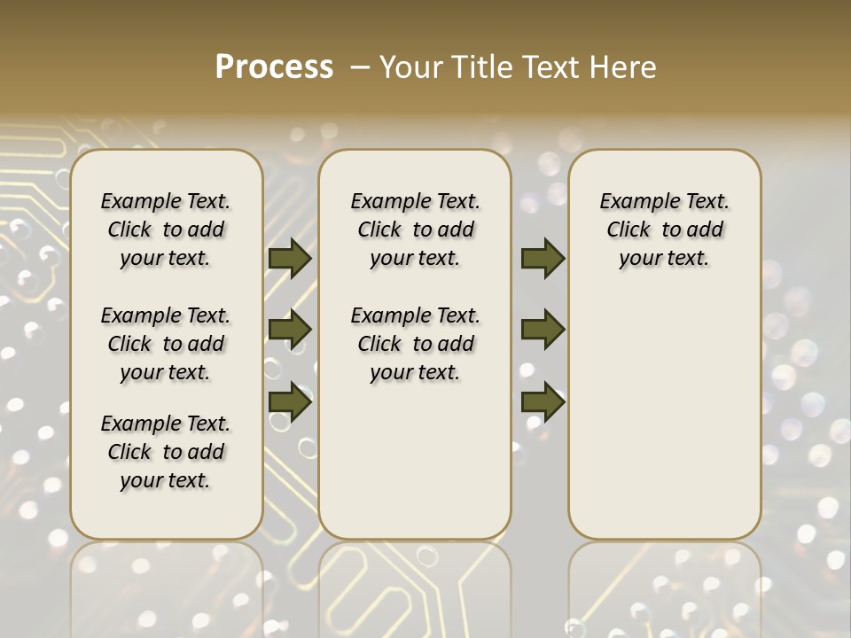 Resistors Blue Hardware PowerPoint Template