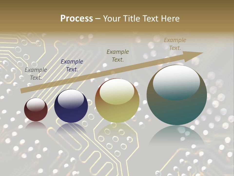 Resistors Blue Hardware PowerPoint Template