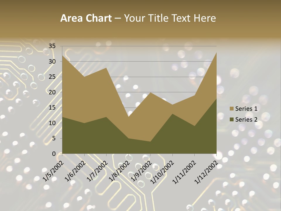 Resistors Blue Hardware PowerPoint Template