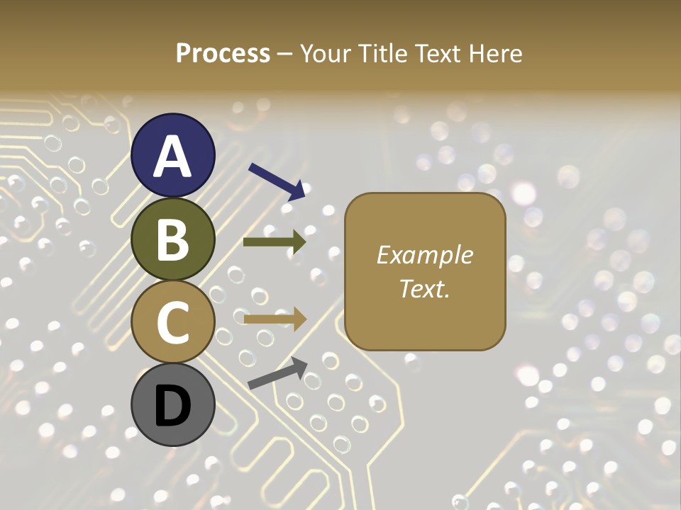 Resistors Blue Hardware PowerPoint Template