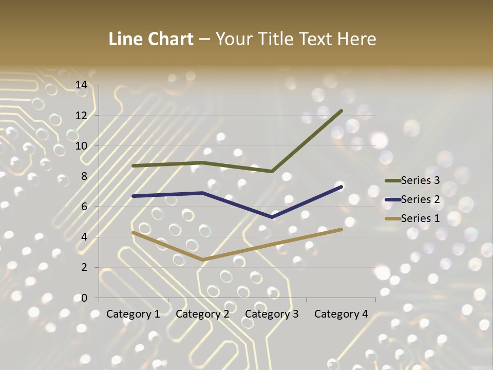 Resistors Blue Hardware PowerPoint Template