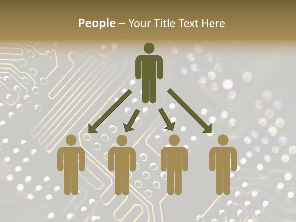 Resistors Blue Hardware PowerPoint Template