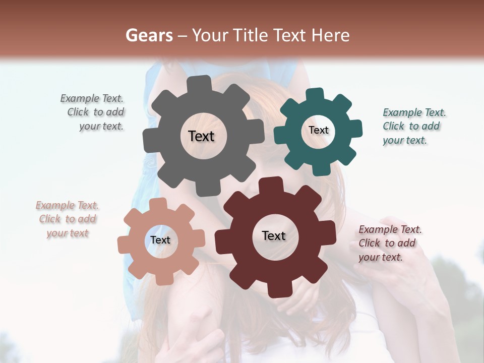 Holding Happy Together PowerPoint Template