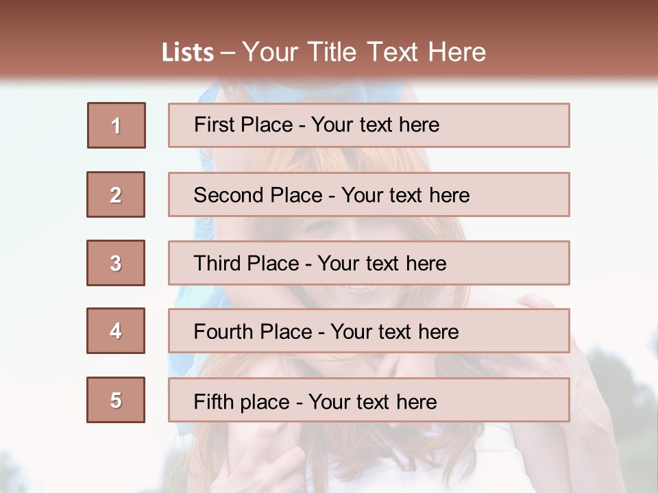 Holding Happy Together PowerPoint Template