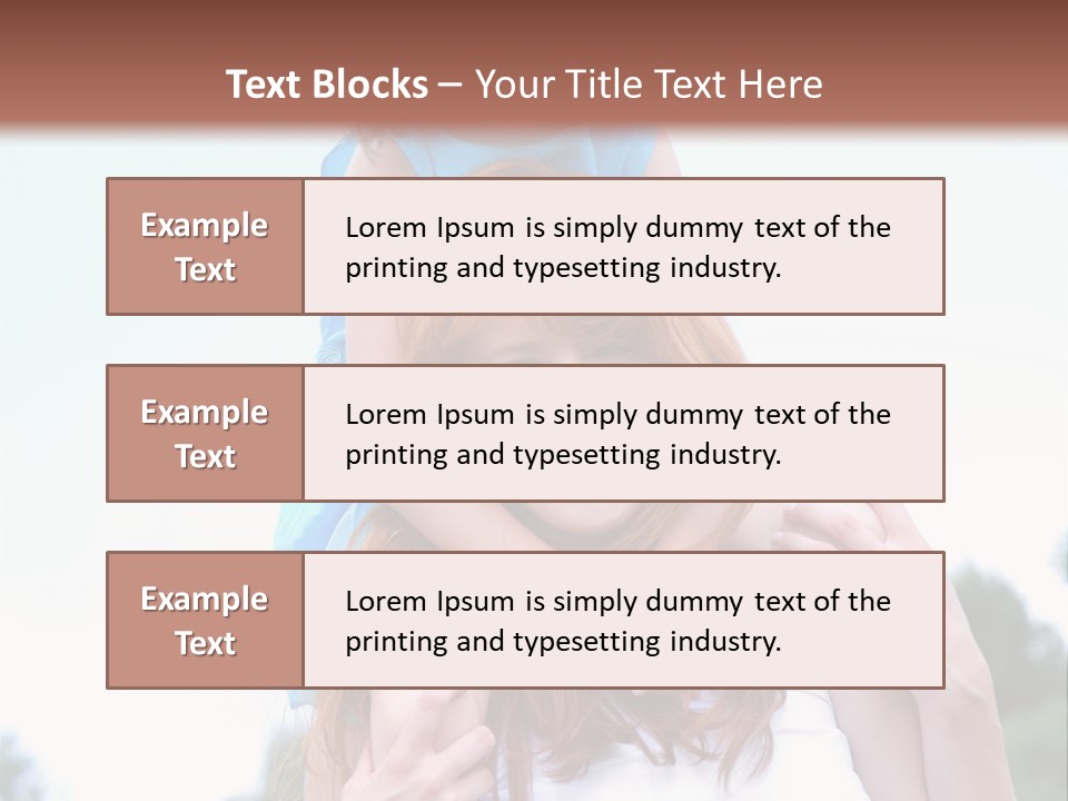 Holding Happy Together PowerPoint Template