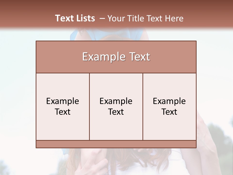 Holding Happy Together PowerPoint Template