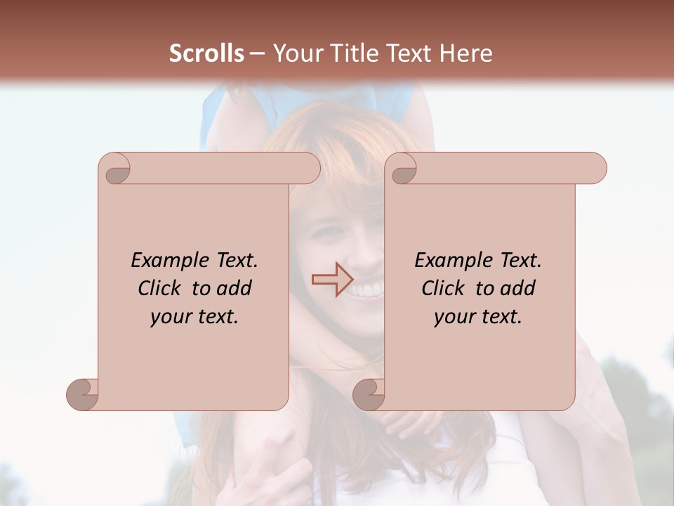 Holding Happy Together PowerPoint Template
