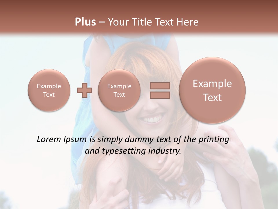 Holding Happy Together PowerPoint Template