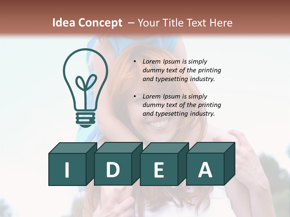 Holding Happy Together PowerPoint Template