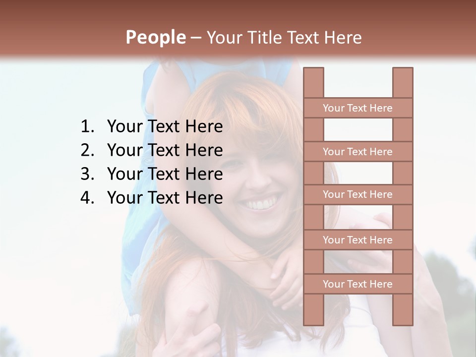 Holding Happy Together PowerPoint Template