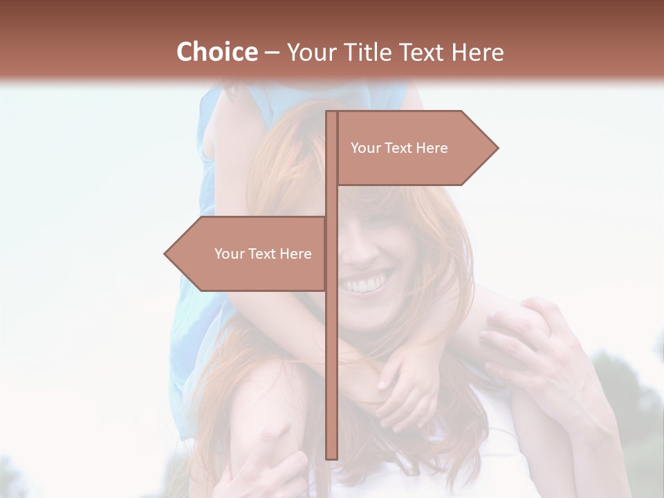 Holding Happy Together PowerPoint Template