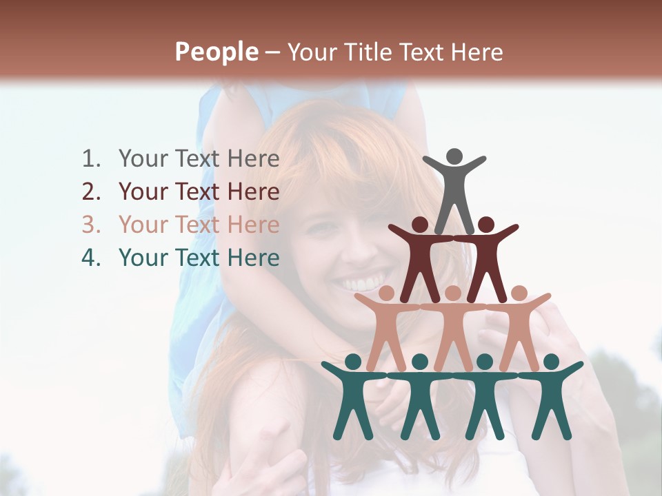 Holding Happy Together PowerPoint Template