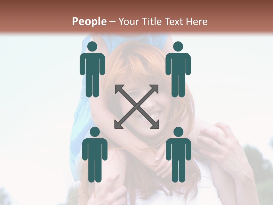 Holding Happy Together PowerPoint Template