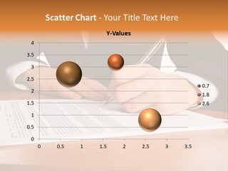 Business People Pen PowerPoint Template