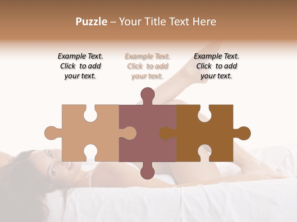 Beauty Girl Natural PowerPoint Template