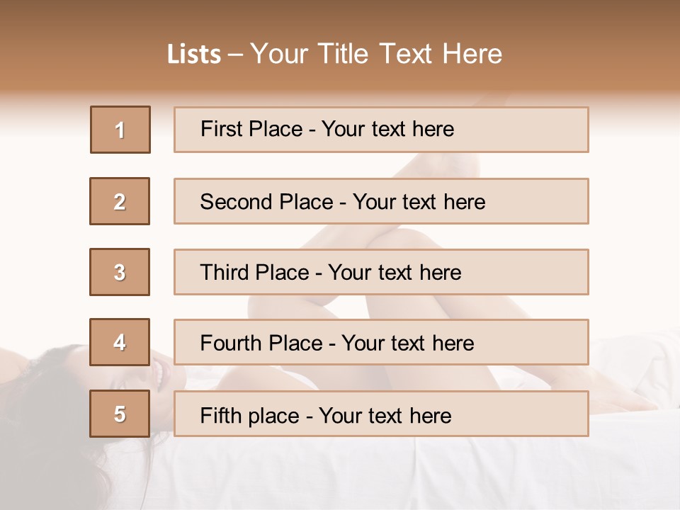 Beauty Girl Natural PowerPoint Template