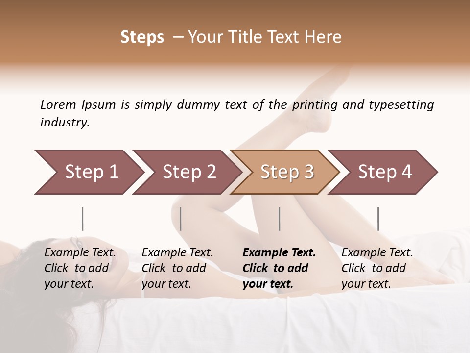 Beauty Girl Natural PowerPoint Template