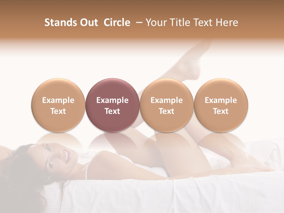 Beauty Girl Natural PowerPoint Template
