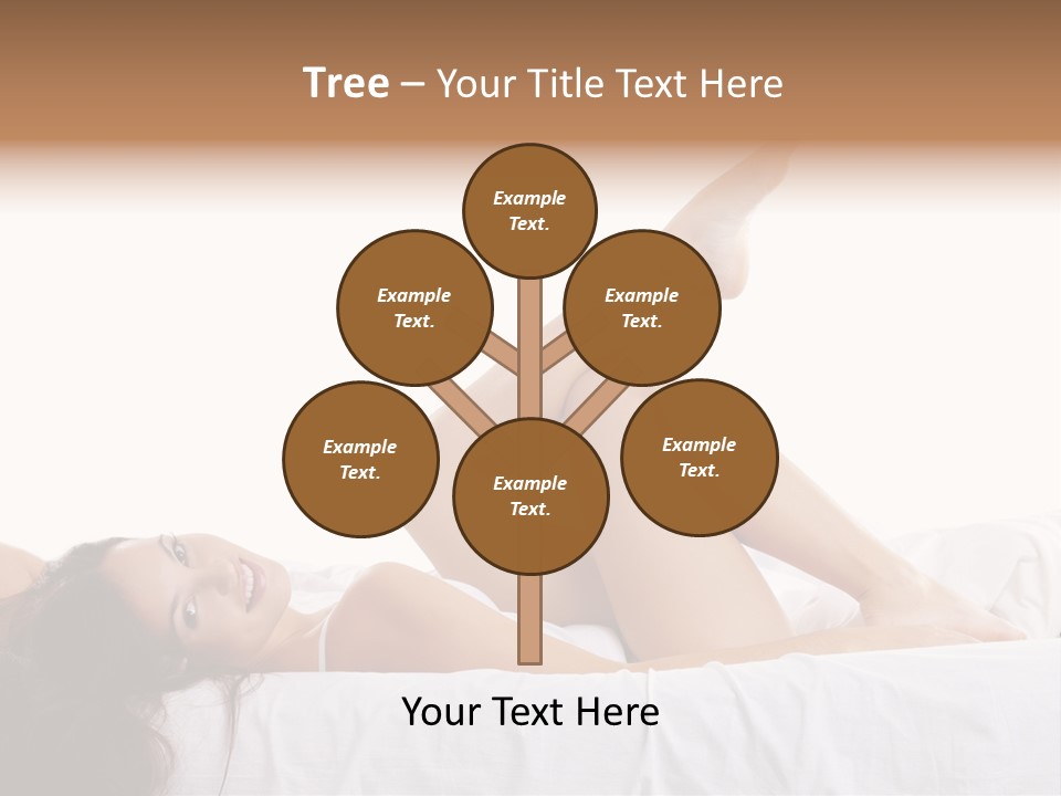 Beauty Girl Natural PowerPoint Template