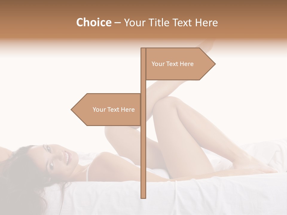 Beauty Girl Natural PowerPoint Template