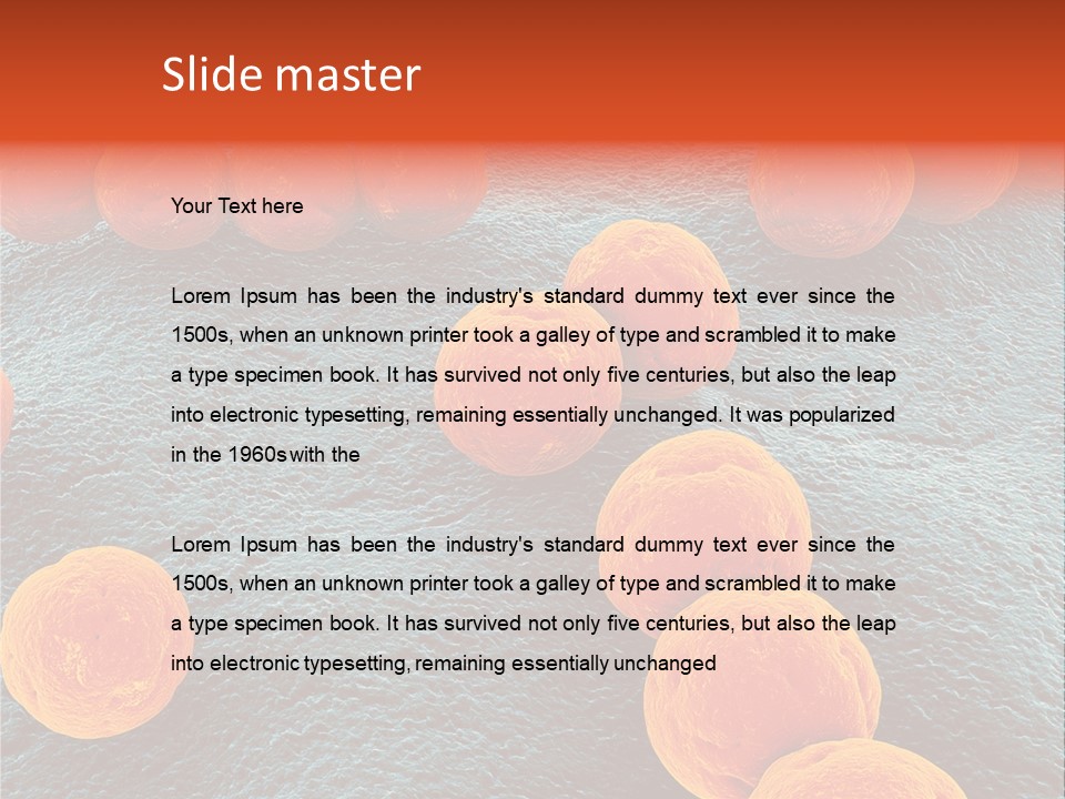 Illness Biology Maco PowerPoint Template