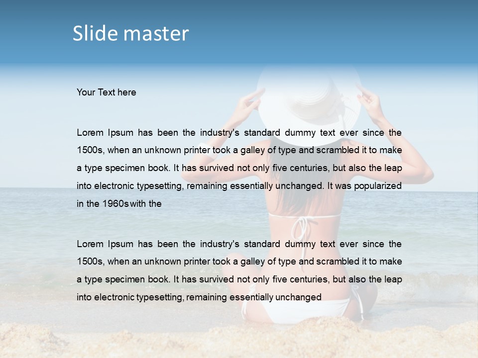 Leisure Rest Freedom PowerPoint Template