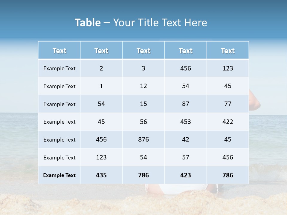 Leisure Rest Freedom PowerPoint Template